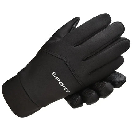 Screen Touch Non-Slip Full Fingers Gloves Unisex Outdoor  Sports Warm Gloves Men And Women