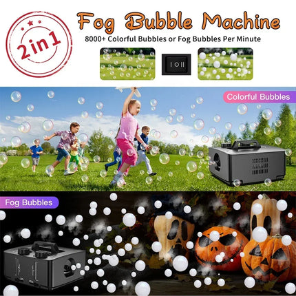 Fog Bubble Machine for Parties & Events