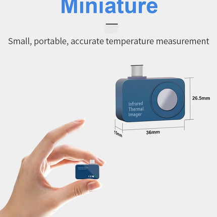 TOOLTOP T7 Thermal Imager 256×192 Android Type-C 25Hz