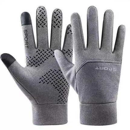 Screen Touch Non-Slip Full Fingers Gloves Unisex Outdoor  Sports Warm Gloves Men And Women