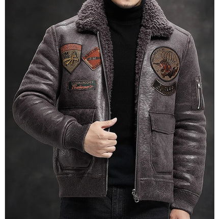 DIBELLAY Men's  Jacket Short Bomber Coat