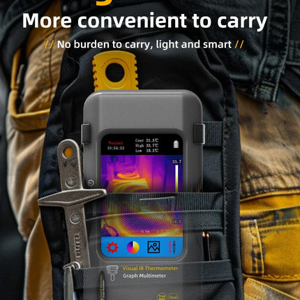 DIBELLAY BSIDE SH9/SH7 Thermal Imager & Multimeter 2-in-1 (320×320, 20000 Counts) – Auto & Heating