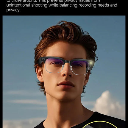 4K AI Smart Glasses with Translation