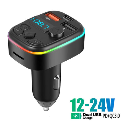 Car Bluetooth 5.0 FM Transmitter Handsfree