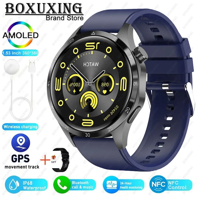 Smart Watch Men Bluetooth Call GPS