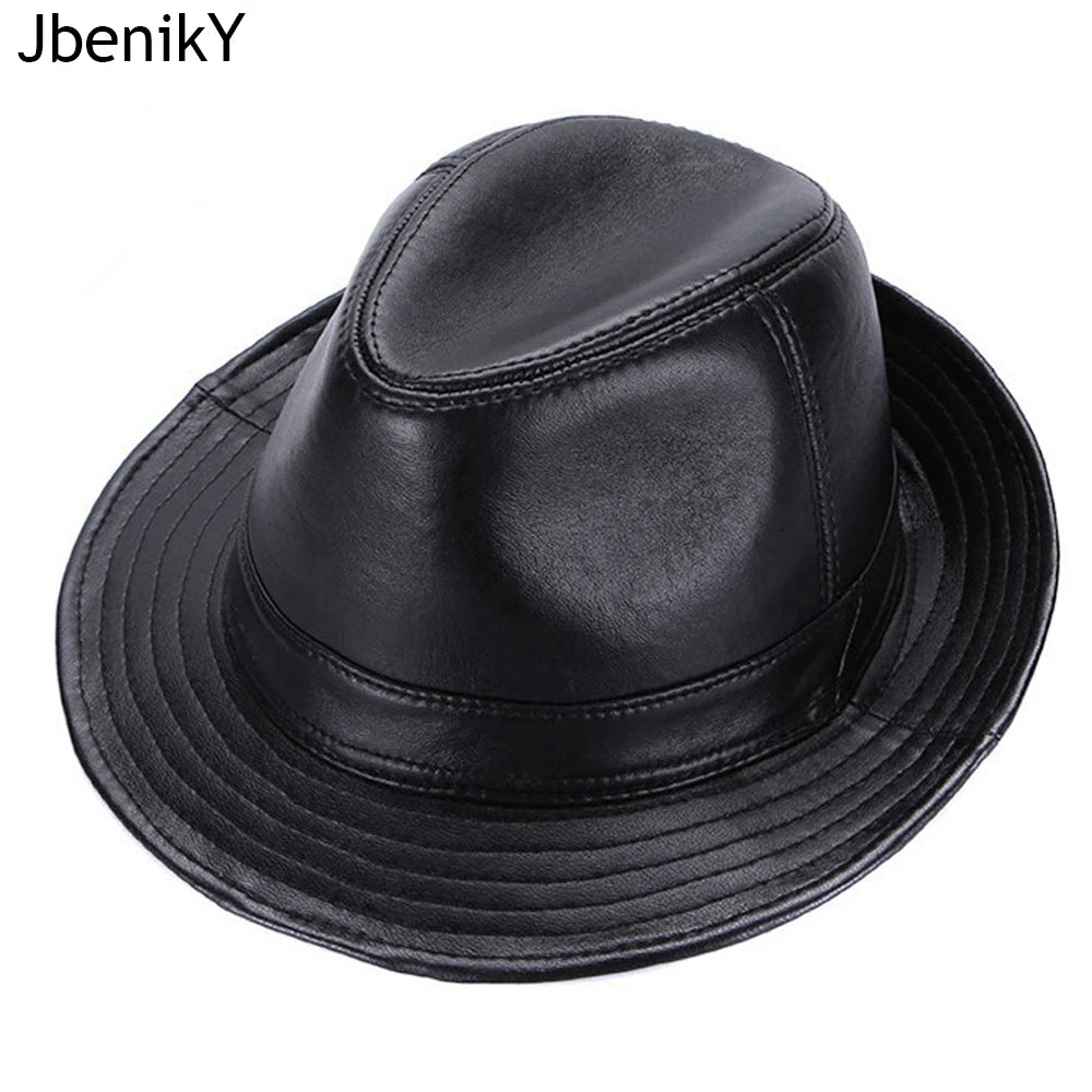 New Men Real Genuine Sheepskin Leather