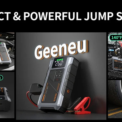 3000A Car Jump Starter with Air Compressor