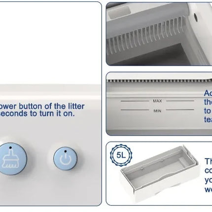 RUTI Smart Automatic Self-Cleaning Cat Litter Box WiFi
