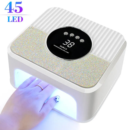 45 LED UV Nail Lamp – High Power Nail Dryer with LCD Smart Screen