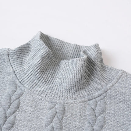Men’s Jacquard Turtleneck Sweater