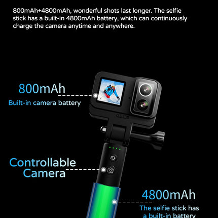 DIBELLAY SJCAM SJ20 4K Dual-Lens Action Camera – Anti-Shake, Waterproof, 5G WiFi, Touch Screen, Motion Detection