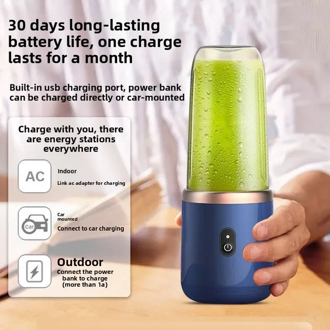 Mini Portable Juicer – USB Rechargeable Fruit Blender