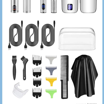 3 in 1 Men's High-Power Hair Clipper Electric Shaver Set Professional