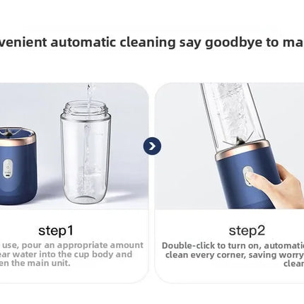 Mini Portable Juicer – USB Rechargeable Fruit Blender