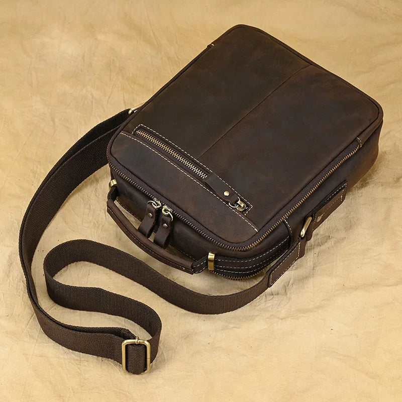 Leather Men's Shoulder Bag