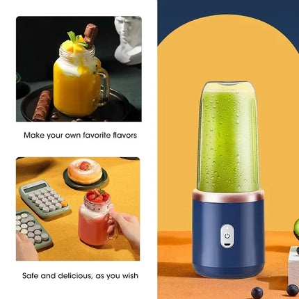 Mini Portable Juicer – USB Rechargeable Fruit Blender