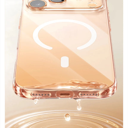 DIBELLAY Magnetic Clear Case for iPhone 17/16/15/14/13 Pro Max (MagSafe Compatible)