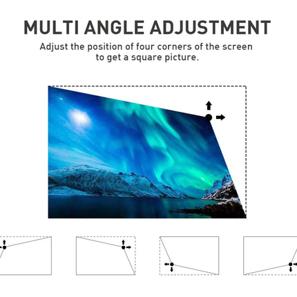 P09-II Portable DLP Mini Pocket Projector Android 9.0 2GB RAM 32GB ROM WIFI5 BT4.2 4K HD Beamer Home Cinema LED Video Projector