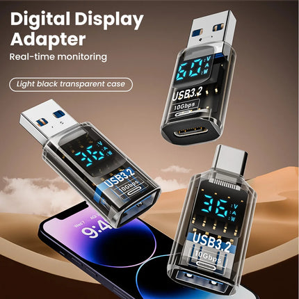 USB 3.2 Adapter 10Gbps – Fast Charging & Data Transfer (USB-C to USB)