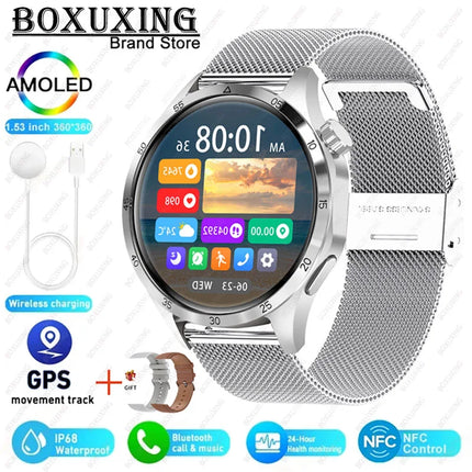Smart Watch Men Bluetooth Call GPS