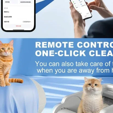 RUTI Smart Automatic Self-Cleaning Cat Litter Box WiFi