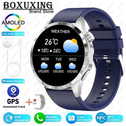 Smart Watch Men Bluetooth Call GPS