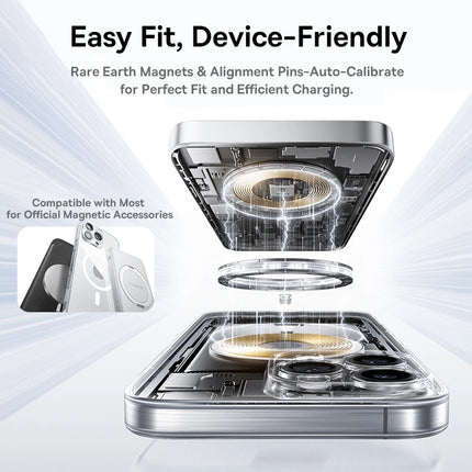 Dibellay Magnetic Case for iPhone 17–11 Pro Max (MagSafe, Wireless Charging)