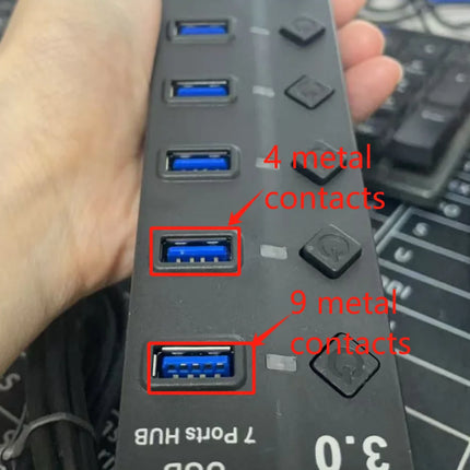 USB 3.0 Hub 7 Ports 5Gbps with Power Switch