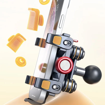 DIBELLAY LanParte – Support Téléphone Réglable en Aluminium (6.1–7.2")