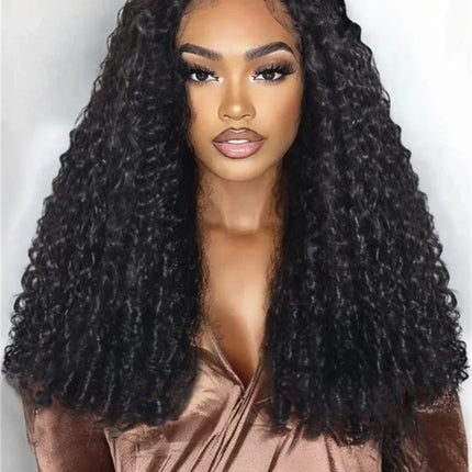 Glueless Finger Coil Wig – Ready to Wear, Human Hair