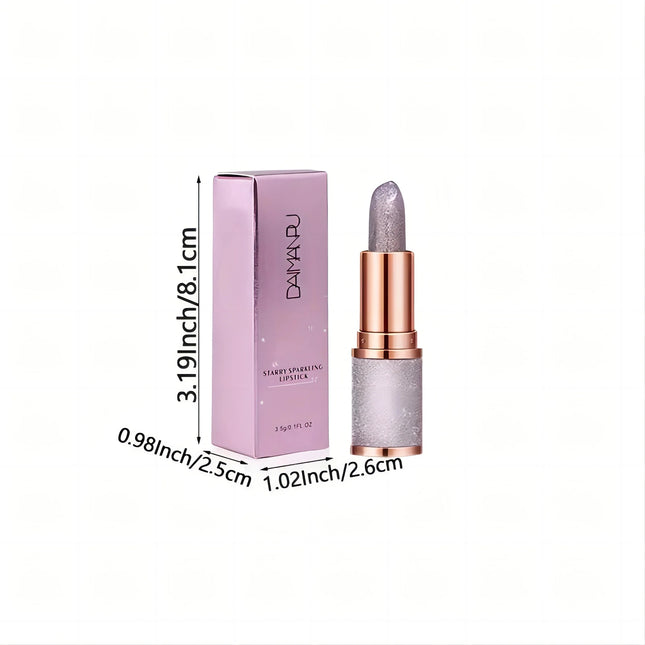 Smoky Rose Lipstick – Glossy Velvet Texture, Waterproof & Long-Lasting