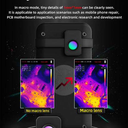 DIBELLAY BSIDE SH9/SH7 Thermal Imager & Multimeter 2-in-1 (320×320, 20000 Counts) – Auto & Heating