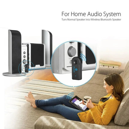 Bluetooth 5.0 Car AUX Receiver 3.5mm Hands-Free Adapter