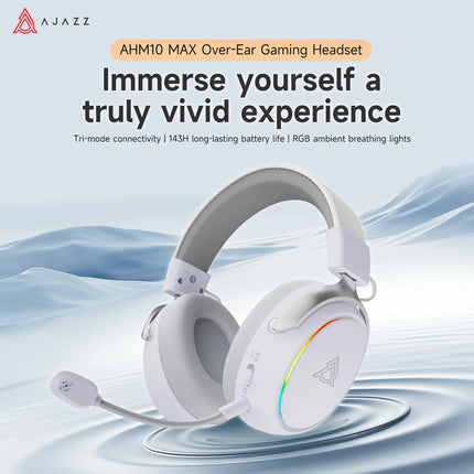 AJAZZ AHM10MAX Headphones – Wireless & Noise Cancelling