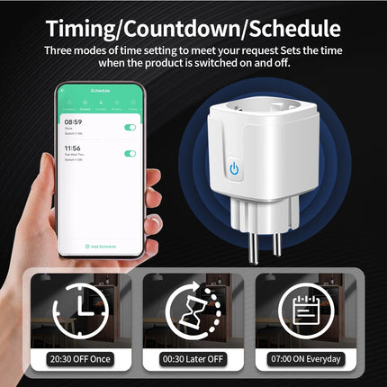 TUYA Smart Plug – WiFi/Zigbee 16A