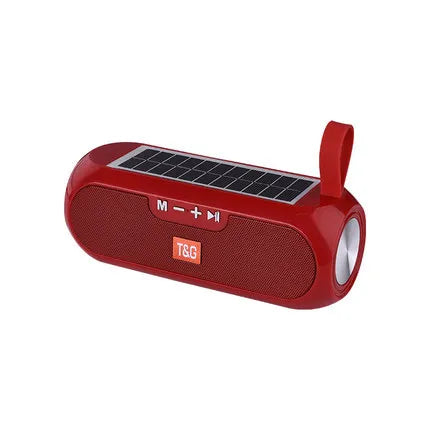 Solar FM Radio Bluetooth Speaker – Portable HiFi Bass