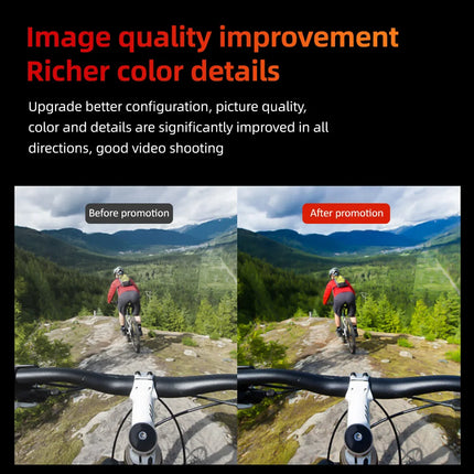 DIBELLAY SJCAM C110+ 4K 30FPS Action Camera – WiFi, 6-Axis Stabilization, IP65 Waterproof