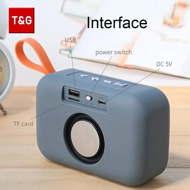 TG506 Portable Bluetooth Speaker – Waterproof, FM & TF Card