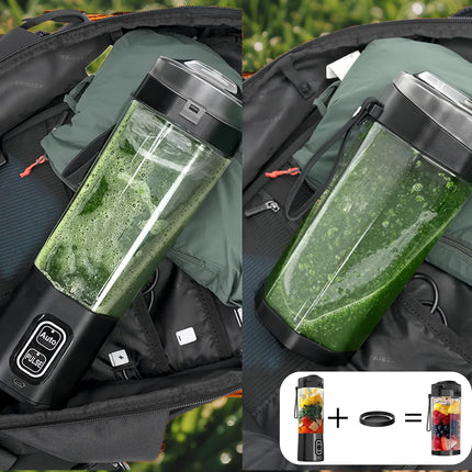 700ML Portable Juicer Blender – USB Rechargeable, 6-Blade Smoothie Maker