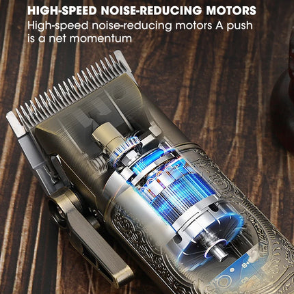 Professional Hair Clipper Electric Shaver Rechargeable