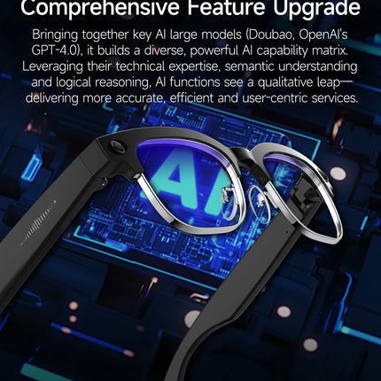 4K AI Smart Glasses with Translation