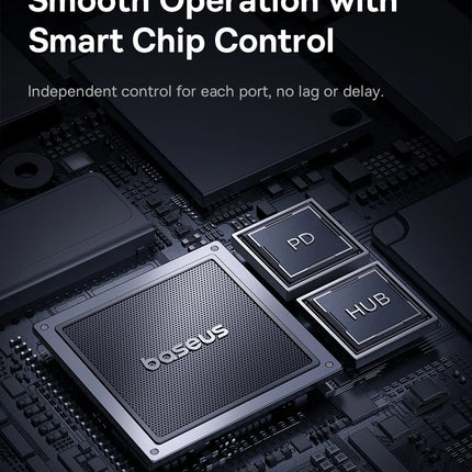 DIBELLAY Dual USB-C Hub 4K HDMI, 40Gbps, USB 3.0, SD/TF for MacBook Pro/Air