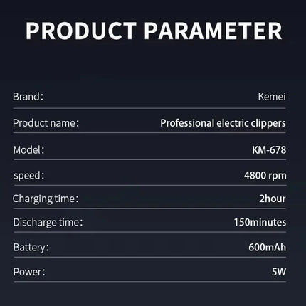 Professional Electric Hair Clippers