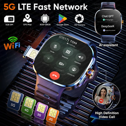5G/4G Smart Watch with Video Call