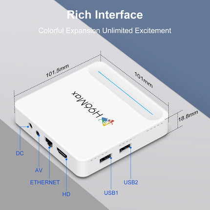 H96 MAX H618 Plus Android 14 8K Smart TV Box