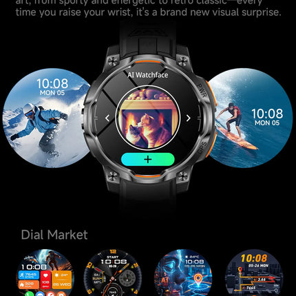 GPS Sports Smart Watch with Flashlight