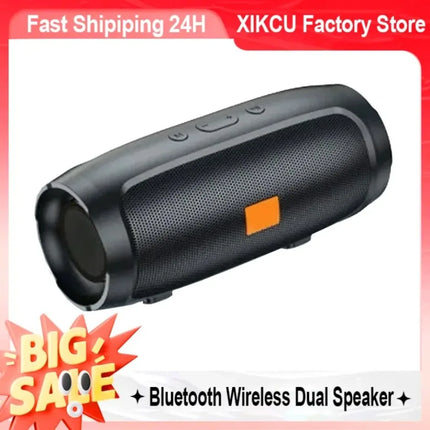 XIKCU Portable Dual Bluetooth Speaker