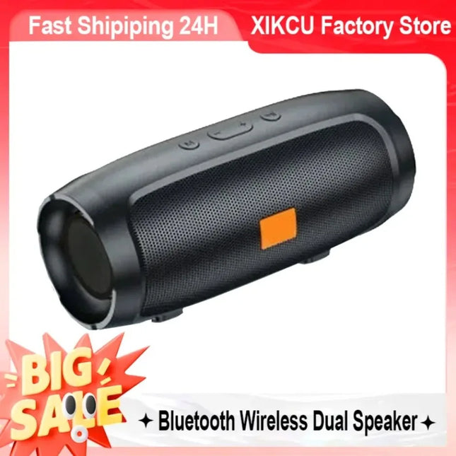 XIKCU Portable Dual Bluetooth Speaker