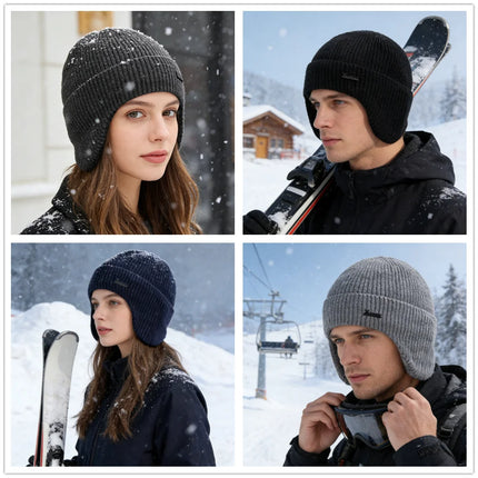 Men’s Fleece-Lined Earflap Beanie