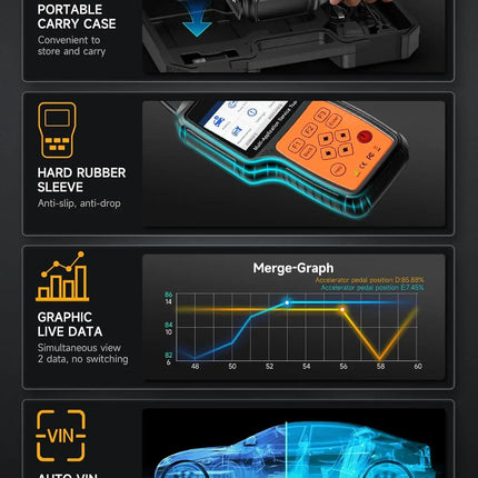 NT650 Elite OBD2 Automotive Scanner SAS A/F OIL EPB BRT TPS 26+ Reset Professional Auto Car Diagnostic Tool OBD2 Scanner